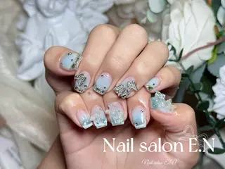 ネイル E.N🦋 長さ出し/持ち込みのネイルデザイン