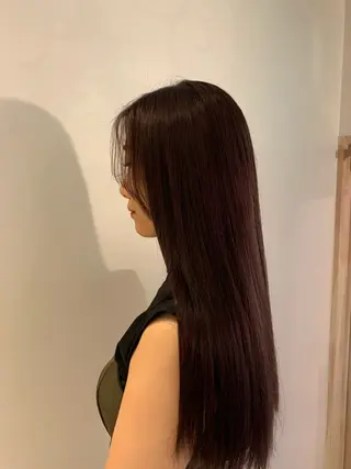 ロング カラー 小林 千紗のヘアスタイル