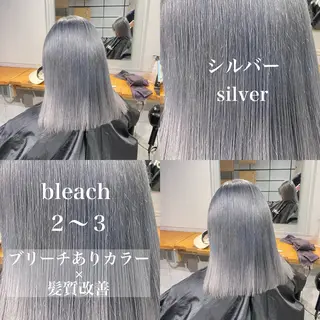 ミディアム カラー ️💕淡いハイトーン 💕︎︎ひかるのヘアスタイル