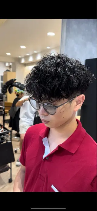 ショート パーマ メンズ RAYS NAGOYA所属・RAYSNAGOYA 雅也のヘアスタイル