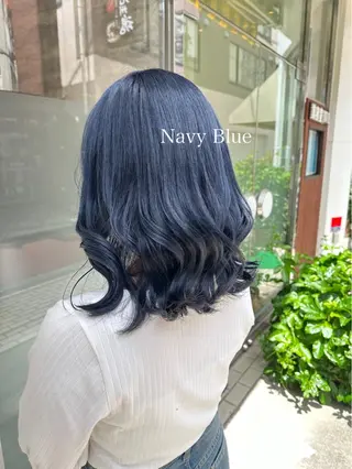 ミディアム カラー 🫟Blanco🫟 Color&Careのヘアスタイル