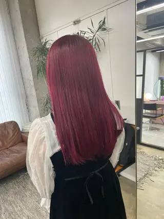 ロング 鈴木瑛里／ブロンド ベージュ／男女のヘアスタイル