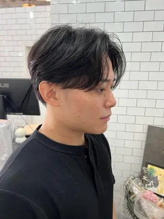 ショート 紙屋町ショート /ボブ　パーマ河内蓮のヘアスタイル