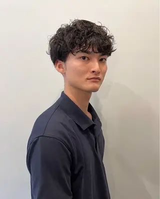 ショート パーマ メンズ 大阪メンズパーマ /スパイキー/らいのヘアスタイル