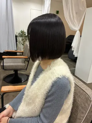ショート 髪質改善jewelbox 〜私のトリートメント〜 東梅田店所属・髪質改善/ボブ/梅田 runa_ニュアンスのヘアスタイル