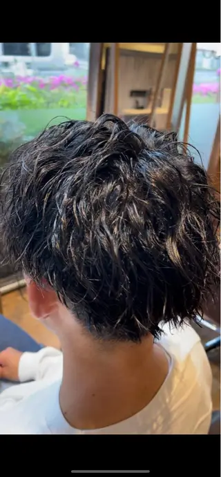 パーマ メンズ CUORE HAIR ange水戸所属・🌟パーマリスト 鈴木雄大🌟のヘアスタイル