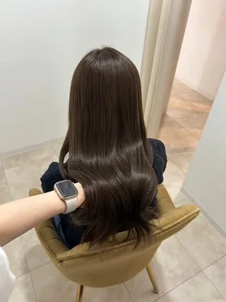 ロング カラー 透明感/艶カラー🌼 茶屋町🌼SA-YAのヘアスタイル