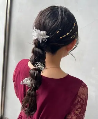 ロング mao艶カラー お洒落ヘア🎀のヘアスタイル