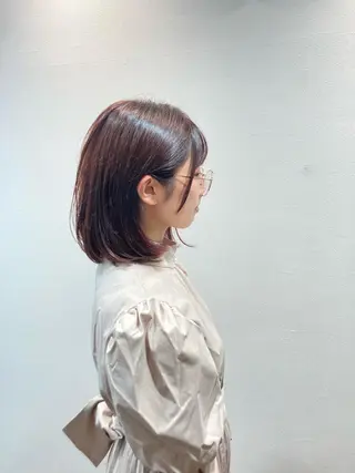ミディアム イチゴ森下所属・🌟髪質 改善🌟のヘアスタイル