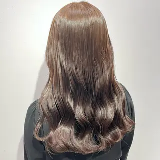 ロング カラー ☁️グレージュカラー TAKUYA☁️のヘアスタイル