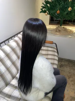 ロング カラー en:s【新潟万代】 🌈川瀬瑠那のヘアスタイル