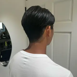 メンズ ちさと/メンズ ショート/縮毛矯正のヘアスタイル