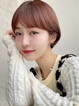 ショート カラー 似合わせ/小顔/ 韓国✨KAITOのヘアスタイル