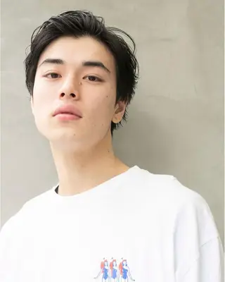 カラー パーマ メンズ yiye 青山所属・無料カットモデル募集 🌱ひょうがのヘアスタイル