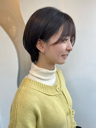 ショート ボブ/透明感カラー /大宮/たぐち🥣のヘアスタイル