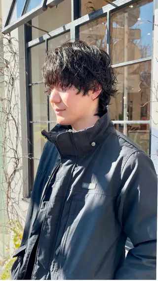 ミディアム パーマ メンズ 三鷹/メンズヘア/ メンズパーマ/トナミのヘアスタイル