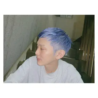 ショート カラー ヘアアレンジ メンズ ange☞ soutaのヘアスタイル