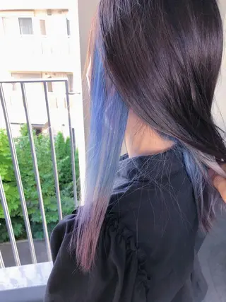 セミロング カラー メンズ特化/パーマ/ 骨格矯正カット/真人のヘアスタイル