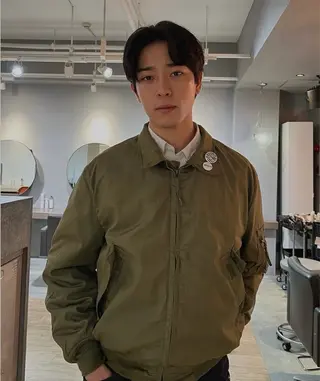 メンズ 心櫻/メンズパーマ/ ニュアンス/フェザーのヘアスタイル