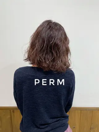 ミディアム カラー パーマ ヘアアレンジ キッズ オトナヘア🌸 harukaのヘアスタイル