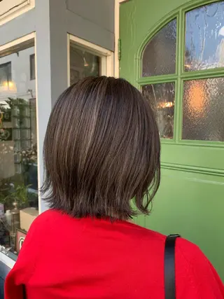 ショート カラー 清水千優/パーマ/透 明感カラー/メンズのヘアスタイル