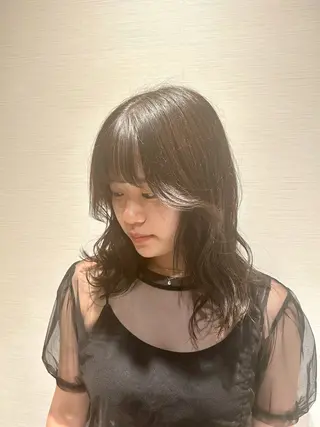 ミディアム カラー 鎌倉/メンズ/外国人 風パーマ/ﾐﾕｳのヘアスタイル