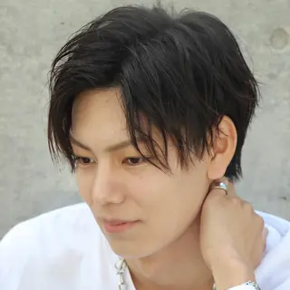 パーマ メンズ 川原 元気のヘアスタイル