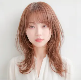 セミロング 🫧ふくだ りな 🕊のヘアスタイル