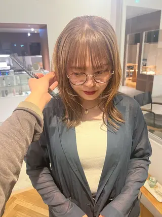 カラー 南部 綾音のヘアスタイル