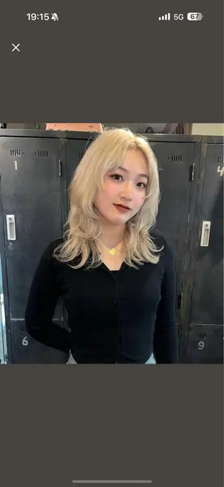 ミディアム カラー カラーモデル/ かずまのヘアスタイル