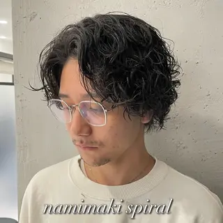 パーマ メンズ 横浜メンズパーマ🔥 大野賢人のヘアスタイル