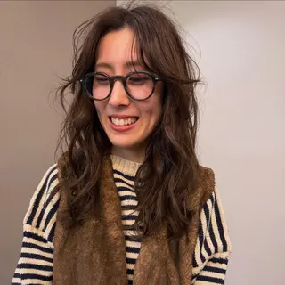 ロング パーマ ...alley/Dreap所属・パーマ/透明感カラー 元町🌱takutoのヘアスタイル