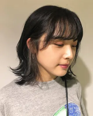 ミディアム カラー spooopy所属・🕊大垣 めぐみ🕊のヘアスタイル