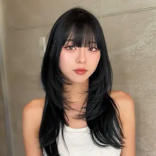 ロング カラー ✨ハッシュカット✨ ユウキ✨のヘアスタイル