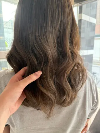 ミディアム ⠀ さおりのヘアスタイル