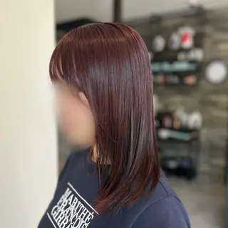 セミロング カラー Dia ‎ アキヨシ ミユのヘアスタイル