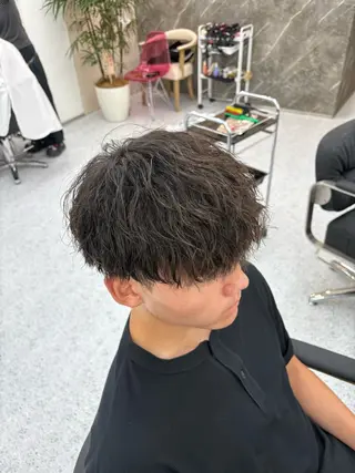 パーマ メンズ 笹江 瑞穂のヘアスタイル