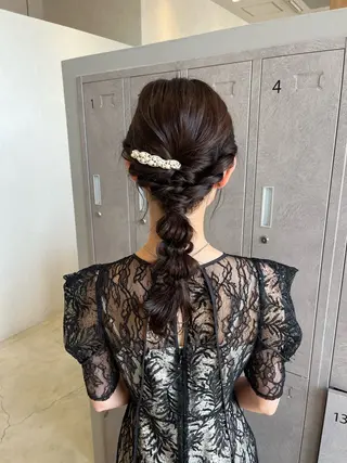 ヘアアレンジ 福島 果音のヘアスタイル