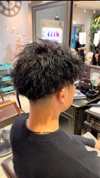 パーマ メンズ レイヤー/透明感/髪 質改善/メンズ/佐藤のヘアスタイル