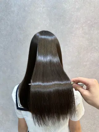 ロング 🔸縮毛矯正/髪質 改善カラー石崎🔸のヘアスタイル