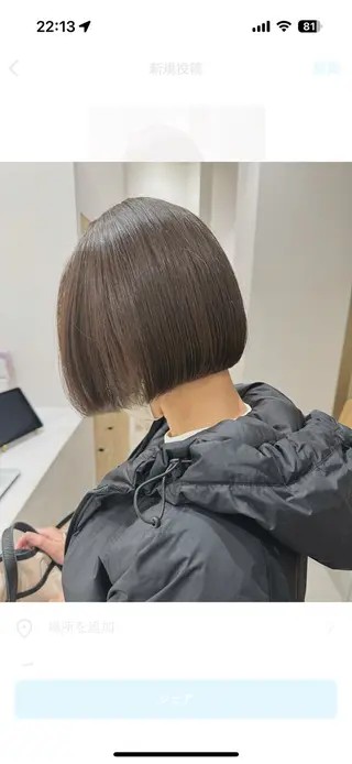 ショート 透明感カラー✴︎ SAYAKAのヘアスタイル
