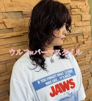 ミディアム カラー grand juteのヘアスタイル