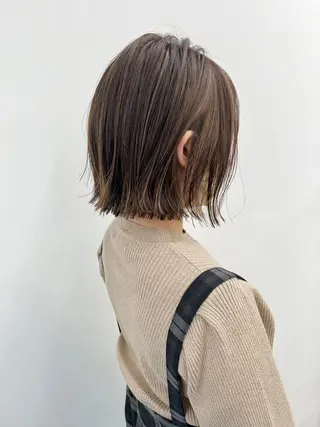 ミディアム カラー 🤎ベージュカラー 🐶メンズパーマのヘアスタイル