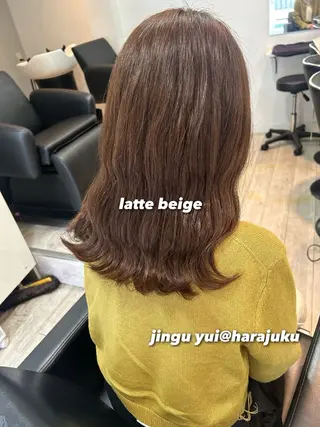 ミディアム カラー パーマ ヘアアレンジ メンズ ワット 原宿のヘアスタイル