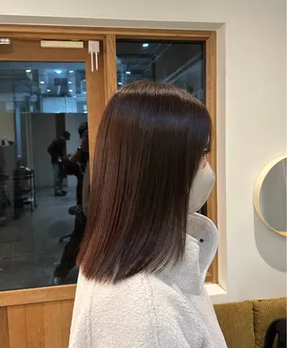 ミディアム カラー カラー🫧/鎌倉 縮毛矯正/大空のヘアスタイル