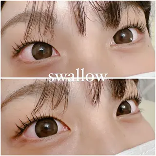 マツエク・マツパ swallow 奈良西大寺店のマツエク・マツパデザイン