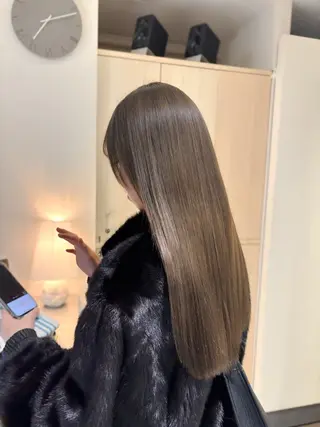 セミロング カラー 艶髪カラー/ レイヤー/yuiのヘアスタイル