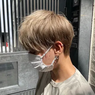 ショート カラー メンズ L’Aube ami所属・佐野 拓海のヘアスタイル