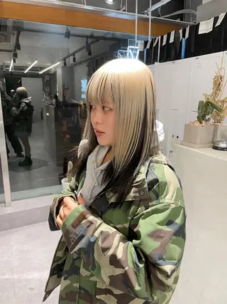 カラー 渡辺春衣 ♡デザインカラーのヘアスタイル