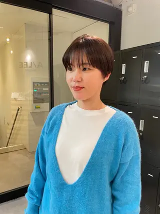 ショート カラー A/LEE所属・久保田 千尋のヘアスタイル